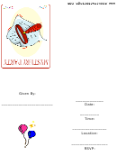 Mystery Party Invitations Template