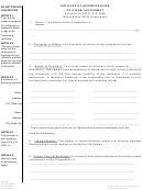 Form Cf:004a - Articles Of Incorporation Of A Non-tax-exempt