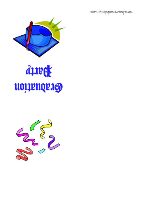 Graduation Party Invitation Template