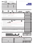 Form 200-03 Ez - Delaware Individual Resident Income Tax Return - 2010