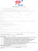 Reimbursement Application Form - American Automobile Association Hawaii