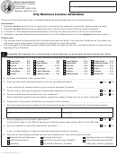 Form Bls 700-060 - City Business License Addendum - Washington Department Of Licensing