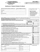 Form Mt-203-mn - Distribution Of Tobacco Products Tax Return