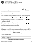 Form Fint03 - Title Agency Renewal Application