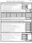 Form 104cr - Individual Credit Schedule (2005) - Colorado
