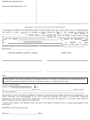 Request For Notice Of Delinquency Form - State Of California