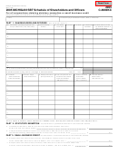 Form C-8000kc - Michigan Sbt Schedule Of Shareholders And Officers - 2005