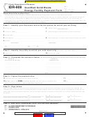 Form Idr-909 - Qualified Solid Waste Energy Facility Payment Form