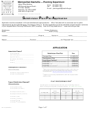 Subdivision Plan/plat Application Form - Metropolitan Nashville - Planning Department