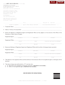 Form Nfp 105.10/105.20 - Statement Of Change Of Registered Agent And/or Registered Office - 2003