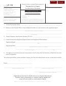 Form Lp 116 - Resignation Of Agent For Service Of Process