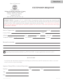 Form Ss-6074 - Extension Request - Department Of State