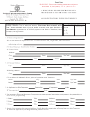 Form Ss-6040 - Application For Registration Of A Professional Fundraising Counsel