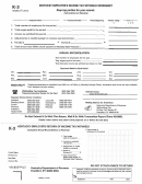 Form K-3 - Employer's Income Tax Withheld Worksheet - Department Of Revenue