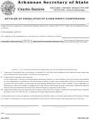 Form Npd-4 - Articles Of Dissolution Of A Non-profit Corporation