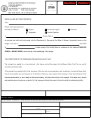 Form 2789 - Motor Fuel Tax Cash Bond - Missouri Department Of Revenue 2006