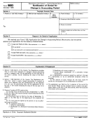 Form 8683 - Notification Of Denial For Change In Accounting Period