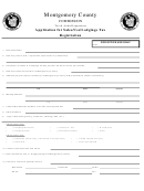 Application For Sales/use/lodgings Tax Registration Form - Montgomery County - Alabama
