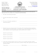 Form Lp-4 - Certificate Of Cancellation Of A Limited Partnership