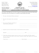 Form Llp-4 - Certificate Of Cancellation Of A Limited Liability Partnership