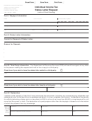 Form Tpg-169 - Individual Income Tax Status Letter Request - Department Of Revenue Services