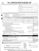 Form R-2007 - Covington Income Tax Return - 2007