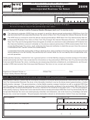 Form Nyc-2030-ubt - Declaration For E-filing Of Unincorporated Business Tax Return - 2009