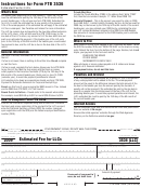 California Form Ftb 3536 (llc) - Estimated Fee For Llcs - 2009