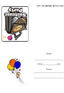 Suitcase Party Invitation Template