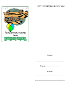 Back To School Party Invitation Template