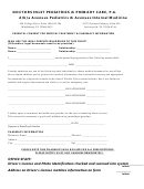 Parental Consent For Medical Treatment & Pharmacy Information Form
