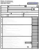 Fillable Form Ar1100ct - Corporation Income Tax Return - 2008 Printable pdf