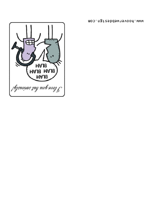 I Love You But Seriously Greeting Card Template Printable pdf