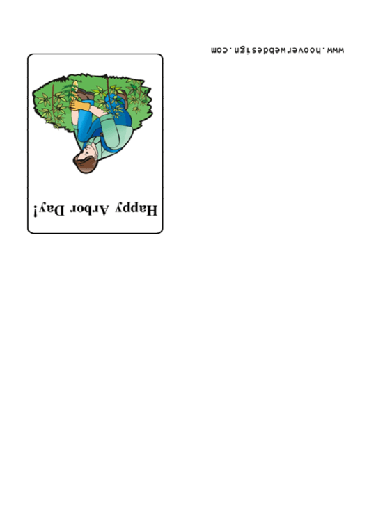 Happy April Day Greeting Card Template Printable pdf