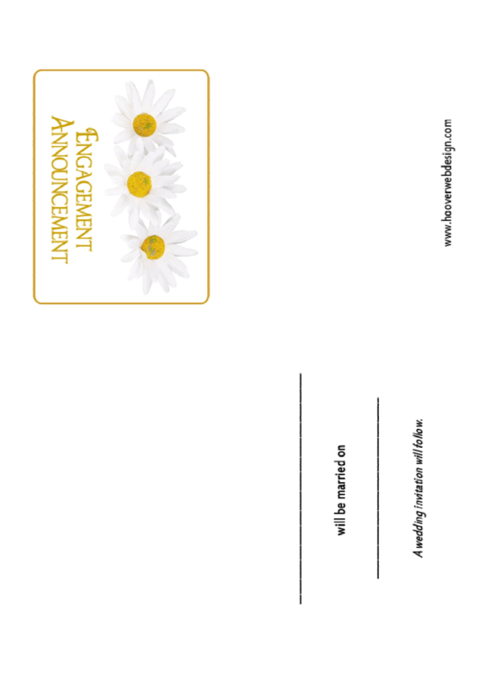 Engagement Announcement Letter Template Printable pdf