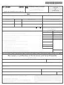 Form D-2440 - Attachment To Form D-40 - Disability Income Exclusion - 2001