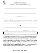 Form Scc636/835 - Statement Of Resignation Of Registered Agent