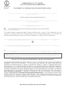 Form Lpa-73.6 - Statement Of Resignation Of Registered Agent