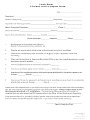 Faculty Search Affirmative Action In-progress Review Form - 2014