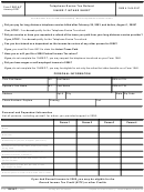 Form 13614-t - Telephone Excise Tax Refund 1040ez-t Intake Sheet