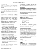 Instructions For Form Ct-706ext - Estate Tax Return - 1998