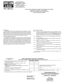 Form Ow-1 - Employer's Monthly Return Of Tax Withheld - City Of Oregon
