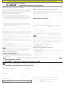 Form Il-505-b - Automatic Extension Payment For 2008