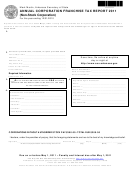 Annual Corporation Franchise Tax Report 2011 (non-stock Corporation) Form