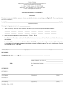 Form 08-4008d - Affidavit - Hunting Experience & Residency - 2000