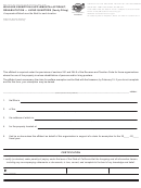 Form Boe-267-r (p1) - Welfare Exemption Supplemental Affidavit, Rehabilitation - Living Quarters (yearly Filing)
