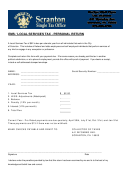 Ems / Local Services Tax - Personal Return Form