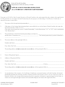 Form Lp-04 - Application For Registration As A Foreign Limited Partnership