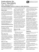 Instructions For Form 706-Gs(D) - (Rev. February 2011) Printable pdf