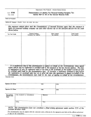 Form 2198 - Determination Of Liability For Personal Holding Company Tax Section 547 Of The Internal Revenue Code